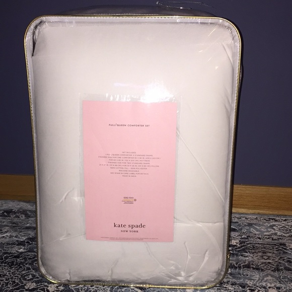 Kate spade gray floral full queen comforter set - Picture 5 of 8